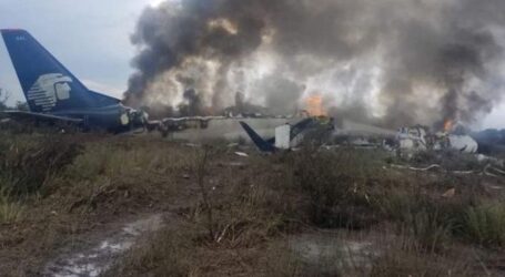 Se accidenta avión de Aeroméxico en Durango; no alcanzó a despegar, no hubo muertos por fortuna