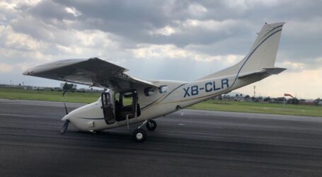 Aterrizaje forzoso de avioneta, venía de Guadalajara