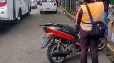 167 motocicletas al corralón por no cumplir con la reglamentación