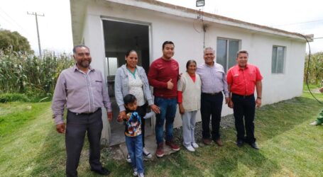 Con el programa Vivienda Joven estrenan casa chavos de San Pablo Autopan