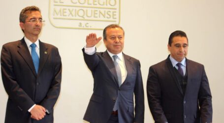 CÉSAR CAMACHO QUIROZ NUEVO PRESIDENTE DE EL COLEGIO MEXIQUENSE