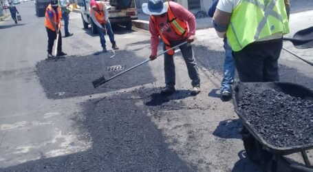 Abarca más delegaciones programa de bacheo 