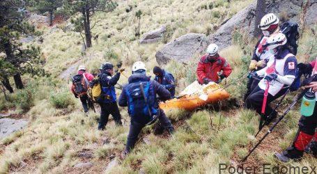 Rescatan cuerpo de alpinista en el Iztaccíhuatl