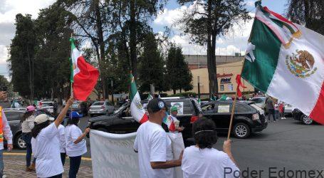 Unas 250 personas protestaron Contra AMLO en Tollocan y Colón