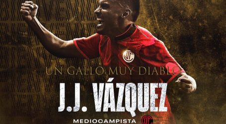 “GALLITO” VÁZQUEZ, PRIMER REFUERZO DEL TOLUCA