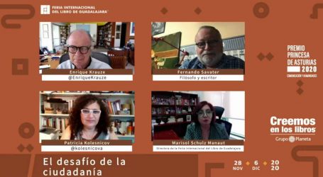 Savater y Krauze dialogan en la FIL sobre las implicaciones de la pandemia en la población