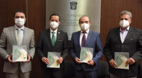 EL PRESIDENTE DE LA CODHEM JORGE OLVERA ENTREGÓ SU INFORME DE ACTIVIDADES 2020 A LA LX LEGISLATURA