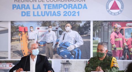 INSTRUYEN A DEPENDENCIAS ESTATALES PARA AFRONTAR RETOS DE TEMPORADA DE LLUVIAS 2021