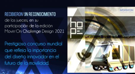 Trabajo de estudiantes de UAEM es reconocido en el Movin’On Challenge Design 2021