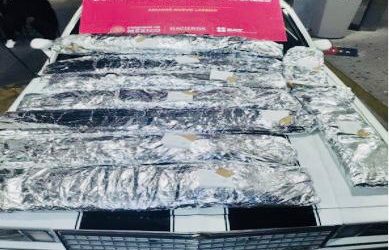 Decomisan 76 kg de metanfetamina en Aduana de Nuevo Laredo, Tamaulipas