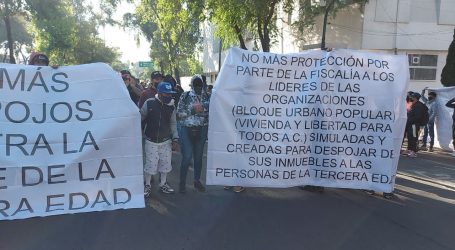 PROTEGE ERNESTINA GODOY A QUIENES DESPOJAN A ANCIANOS DE SUS VIVIENDAS