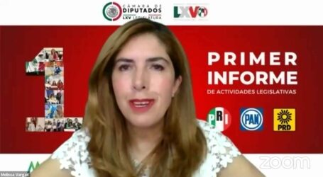 ES MELISSA VARGAS UNA DIPUTADA CERCANA, RINDIÓ SU PRIMER INFORME DE ACTIVIDADES