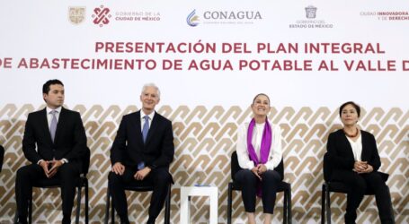 40% DE AVANCE EN SANEAMIENTO DE PRESAS PARA TENER MÁS AGUA EN VALLE DE MÉXICO