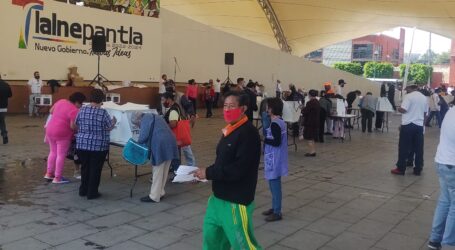 Largas filas a temprana hora para votar por Consejeros de Morena