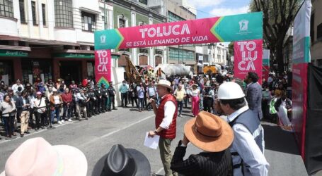En Toluca inicia rehabilitación de tres vialidades importantes