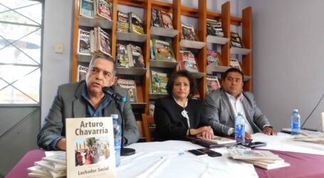 + Emotiva presentación del libro “Arturo Chavarría, historia de un luchador social”; Chavarría, como candidato a alcalde, generó dos regidurías para el PRD