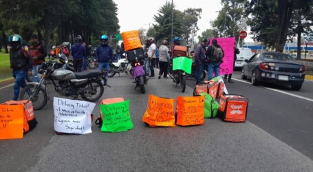 LUNES DE TRIPLE PROTESTA, TRABAJADORES DE PLATAFORMAS Y PENSIONADOS DE ISSEMYM