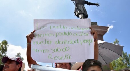 Con manifestación frente a legislatura, piden indígenas tlahuicas la creación de un nuevo municipio: «Atzingo»