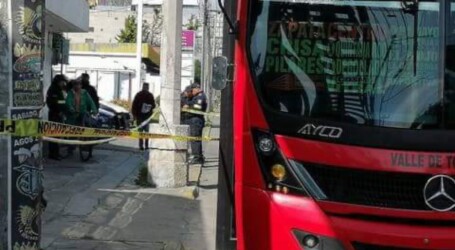 DOS LESIONADOS DE BALA, SALDO DE ASALTO AL TRANSPORTE PÚBLICO EN PASEO TOLLOCAN