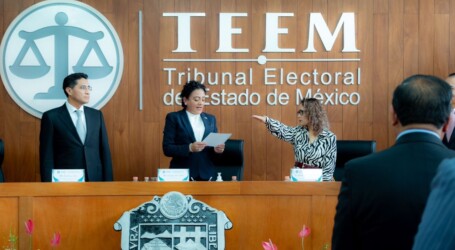 TOMA DE PROTESTA MARTHA PATRICIA TOVAR PESCADOR COMO MAGISTRADA PRESIDENTA DEL TEEM