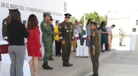 Ejército Mexicano lleva a cabo la “Ceremonia de Imposición de Condecoraciones y Ascensos