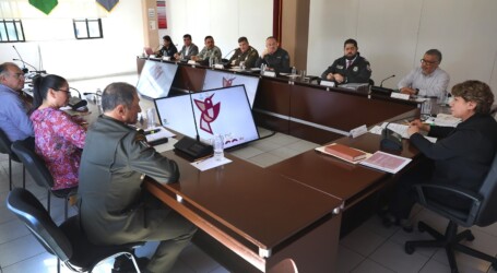 Delfina Gómez da seguimiento a estrategia de seguridad en Tierra Caliente