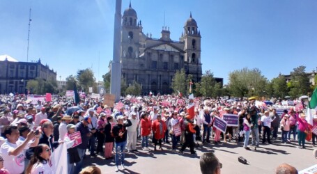 MILES DE TOLUQUEÑOS PROTESTARON CONTRA LAS MENTIRAS PRESIDENCIALES Y PIDIERON RAZONAR EL VOTO