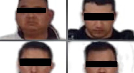 DETUVIERON A CUATRO POLICÍAS MUNICIPALES DE AMANALCO INVESTIGADOS POR HECHOS DELICTIVOS
