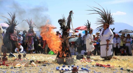 Inicia del Festival del Quinto Sol en la Zona Arqueológica de Huamango