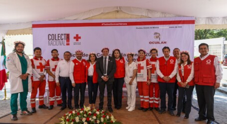 Inicia Colecta Nacional 2024 de Cruz Roja Mexicana en Ocuilan