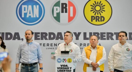 Morena “recoge basura política”; advierten PRI, PAN y PRD que se vive una “narcoelección”