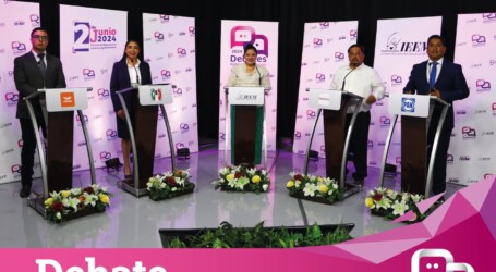 CANDIDATURAS A LA PRESIDENCIA DE SAN ANTONIO LA ISLA PRESENTAN PROPUESTAS DE GOBIERNO EN DEBATE PÚBLICO ELECTORAL