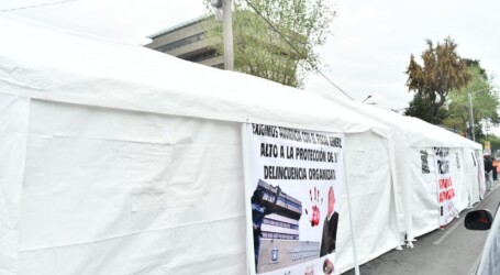 PROTESTAN TRANSPORTISTAS ANTE LA FISCALÍA POR LA DELINCUENCIA