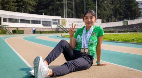 Atletismo, futuro prometedor para joven universitaria.