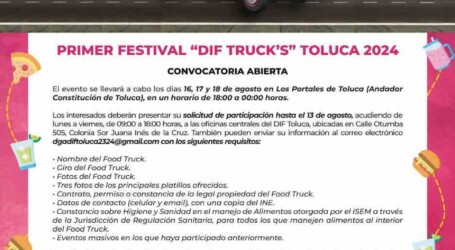 CONVOCATORIA ABIERTA PARA DIFTRUK’S EN TOLUCA