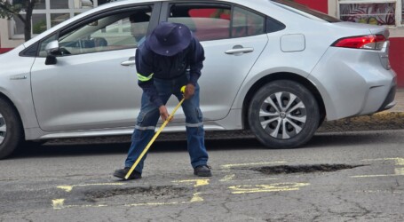 PROCESO PARA TAPAR BACHES EN TOLUCA