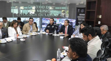 MEDIDAS CONJUNTAS MEJORAN SEGURIDAD EN TOLUCA