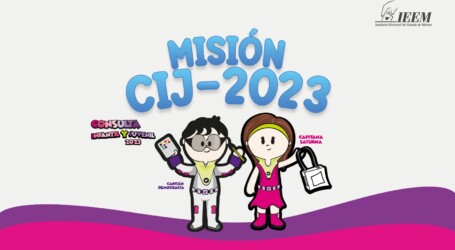 CAPITANA SATURNA Y CAPITÁN DEMOCRACIA DEL IEEM REVELAN HALLAZGOS DE LA CONSULTA INFANTIL Y JUVENIL 2023