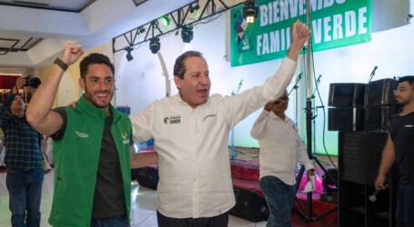 Reconoce Eruviel Ávila a “Pepe” Couttolenc y al Verde Edoméx como los que más aportaron votos a Sheinbaum en el país