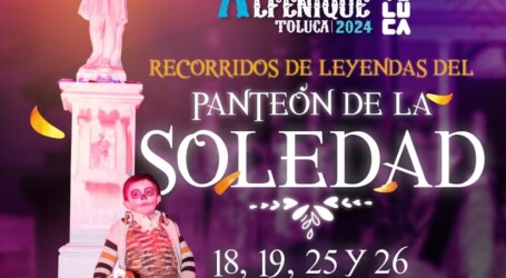 LISTOS RECORRIDOS NOCTURNOS EN EL PANTEÓN DE LA SOLEDAD