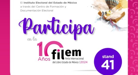 IEEM PRESENTE EN LA FERIA INTERNACIONAL DEL LIBRO DEL ESTADO DE MÉXICO 2024