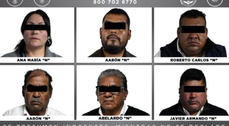 POR EL DELITO DE EXTORSIÓN, SEIS INTEGRANTES DE DOS BASES DE TAXIS DE ACAMBAY, VINCULADOS A PROCESO