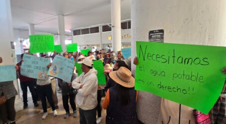 PROTESTAN POR FALTA DE AGUA EN SAN GABRIEL, HUICHOCHITLÁN