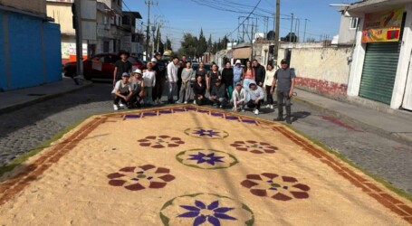 CON TAPETE DE 70 METROS CELEBRARON AL SEÑOR DEL PRENDIMIENTO EN SFT