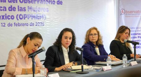 IEEM ASUME LA PRESIDENCIA DEL OBSERVATORIO DE PARTICIPACIÓN POLÍTICA DE LAS MUJERES