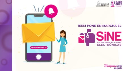 EN MARCHA SISTEMA DE NOTIFICACIONES ELECTRÓNICAS DEL IEEM PARA CANDIDATURAS AL PODER JUDICIAL MEXIQUENSE