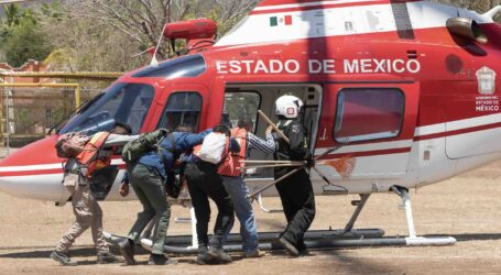 Agilizan Grupo Relámpagos y Probosque traslado de brigadas para atender incendio forestal en Tlatlaya