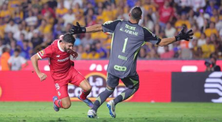 EL DIABLO SALIÓ VIVO DEL VOLCÁN: 1-1 ANTE TIGRES EN LA IDA DE LA SF