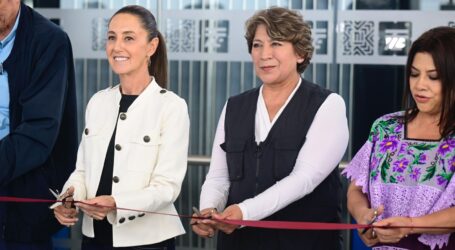 CLAUDIA Y DEFINA PONEN EN MARCHA TROLEBÚS CHALCO