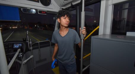 ¡Arranca operaciones Trolebús Chalco! Gael Mora,  fue el primer pasajero